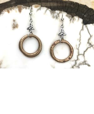 Celtic Ring Money Earrings for Sale