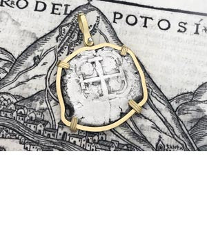 Pieces of Eight Spanish Reale Coin Necklaces