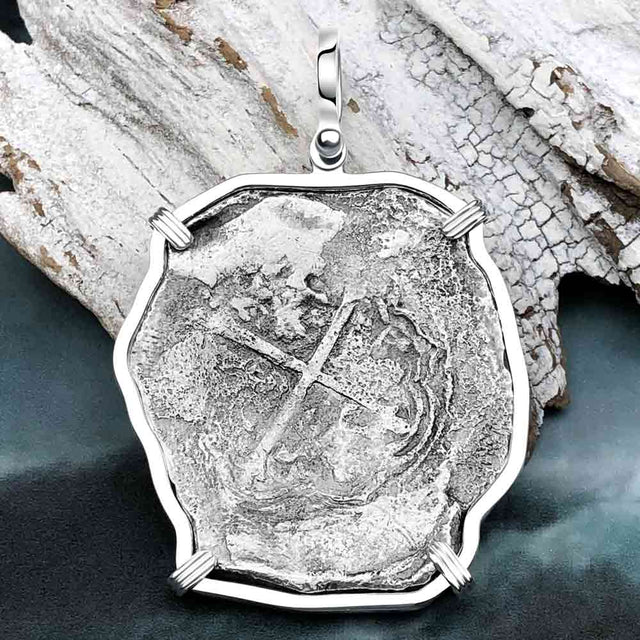 Concepcion Shipwreck 8 Reale Silver Piece of 8 Sterling Silver Pendant