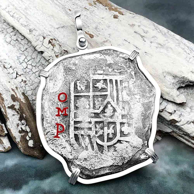 Concepcion Shipwreck 8 Reale Silver Piece of 8 Sterling Silver Pendant