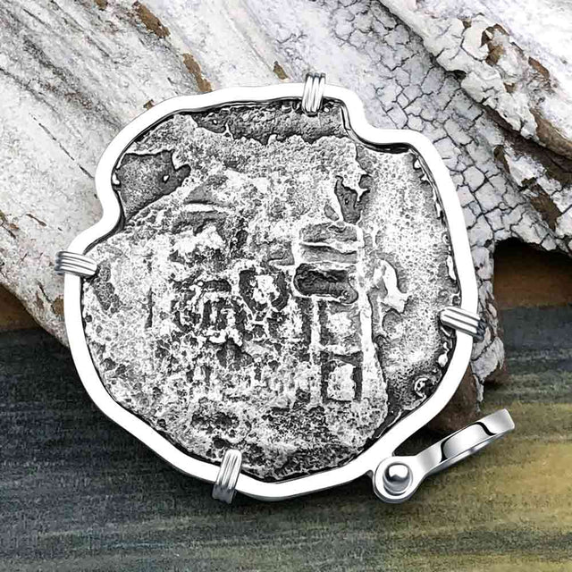 Concepcion Shipwreck 8 Reale Silver Piece of 8 Sterling Silver Pendant