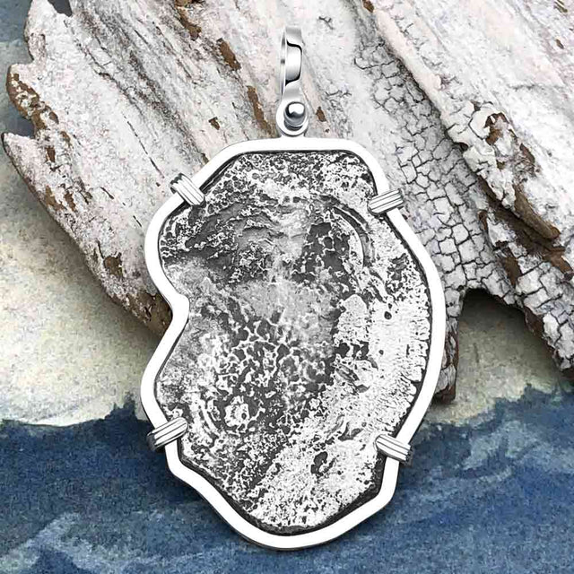 Concepcion Shipwreck 8 Reale Silver Piece of 8 Sterling Silver Pendant