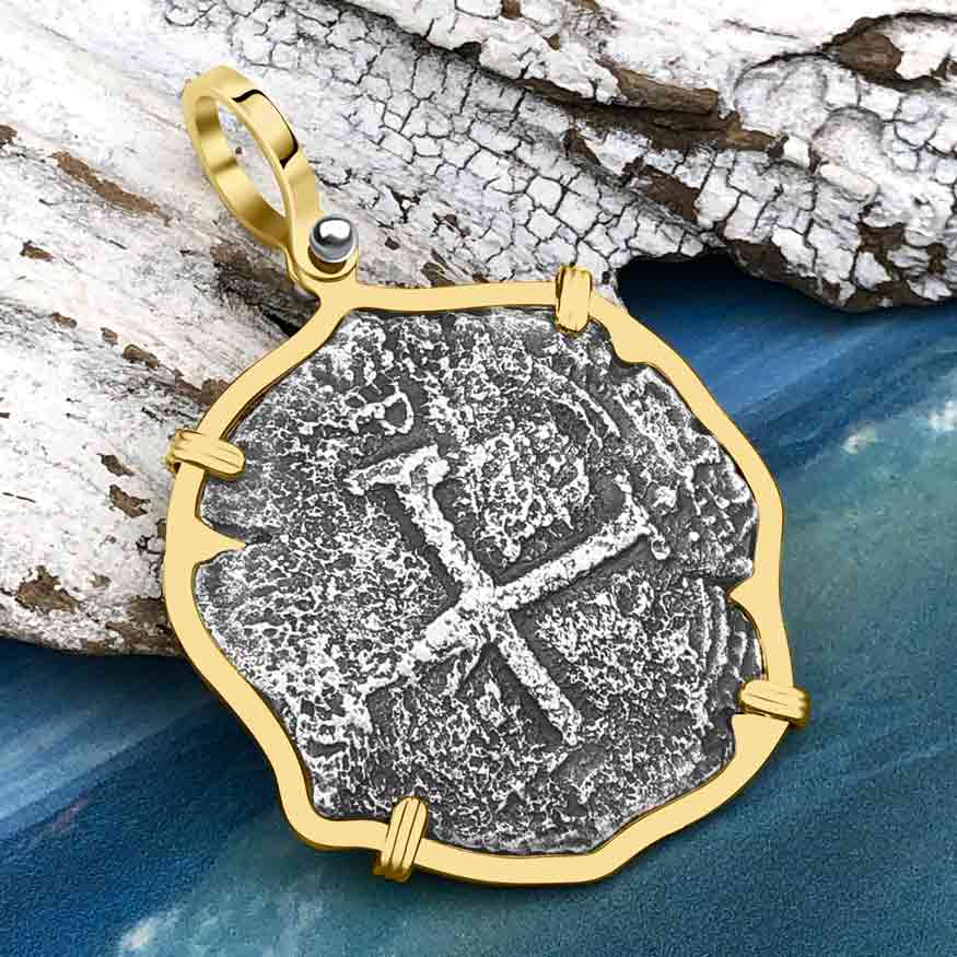 アクセサリー once 1679 Consolacion Shipwreck Pirate 8 Reale Cob Piece of Eight