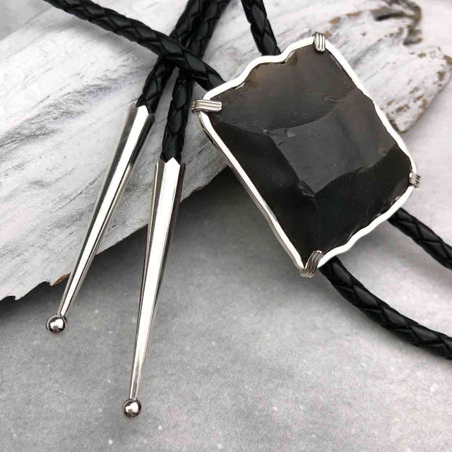 Queen Shipwreck 1790s British East India Company Brown Bess Musket Flint Sterling Silver Bolo Tie