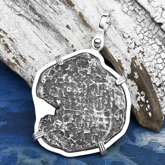 Sao Jose 4 Reale Pirate Era Shipwreck Coin Sterling Silver Pendant