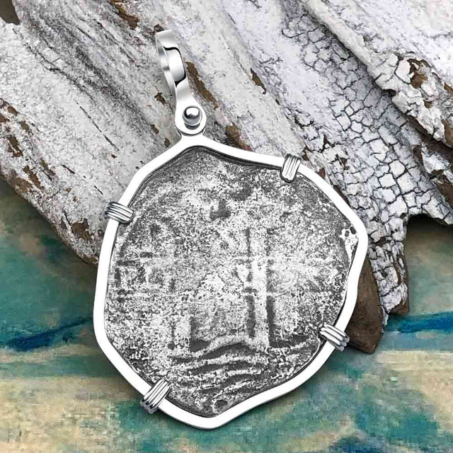 1678 Consolacion Shipwreck Pirate Era 8 Reale Cob Piece of 8 Sterling Silver Pendant