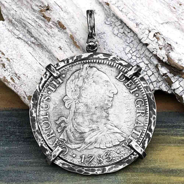 El Cazador Shipwreck 1783 8 Reale Piece of 8 Silver TORTUGA COLLECTION Pendant
