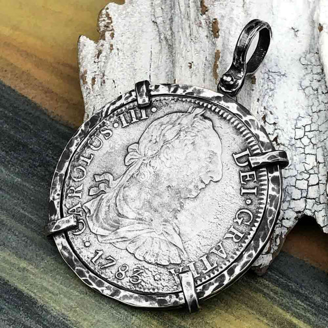 El Cazador Shipwreck 1783 8 Reale Piece of 8 Silver TORTUGA COLLECTION Pendant