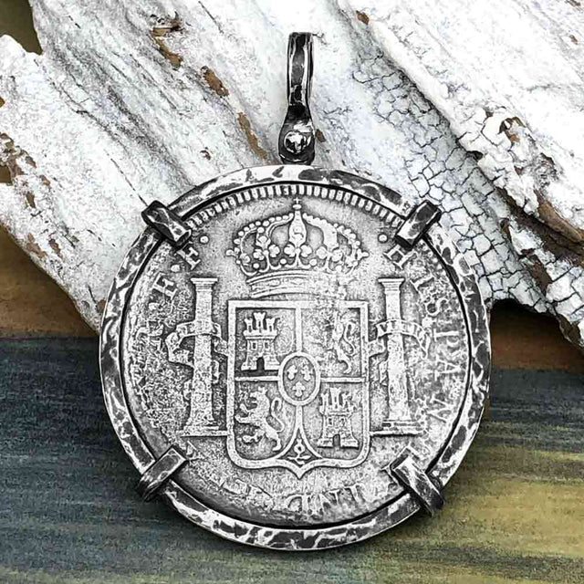 El Cazador Shipwreck 1783 8 Reale Piece of 8 Silver TORTUGA COLLECTION Pendant