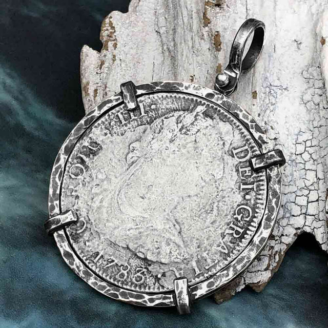El Cazador Shipwreck 1783 8 Reale Piece of 8 Silver TORTUGA COLLECTION Pendant