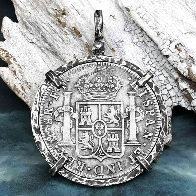 El Cazador Shipwreck 1783 8 Reale Piece of 8 Silver TORTUGA COLLECTION Pendant