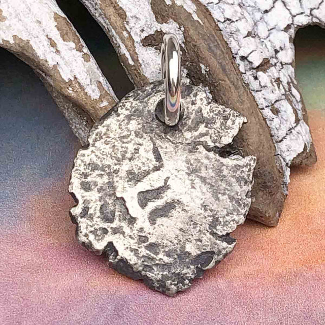 Pirate Chic 1 Reale Spanish Silver Cob Dated 1745 - the Legendary Piece of Eight Pendant