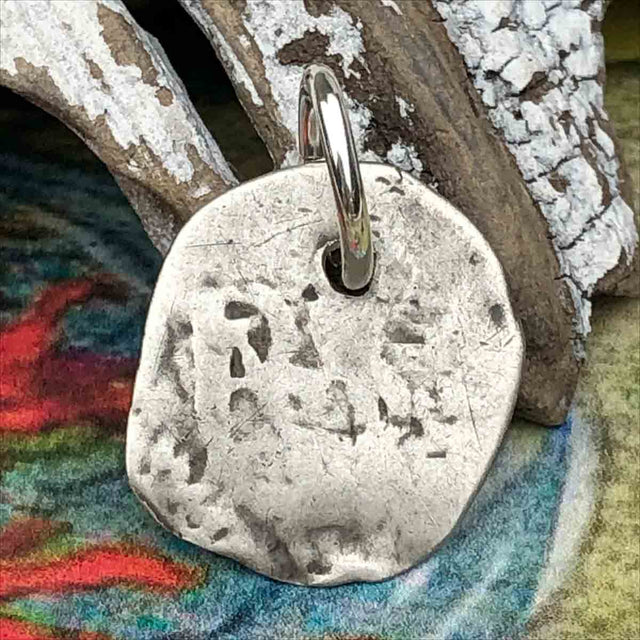 Pirate Chic 1/2 Reale Spanish Silver Cob Circa 1720 - the Legendary Piece of Eight Pendant