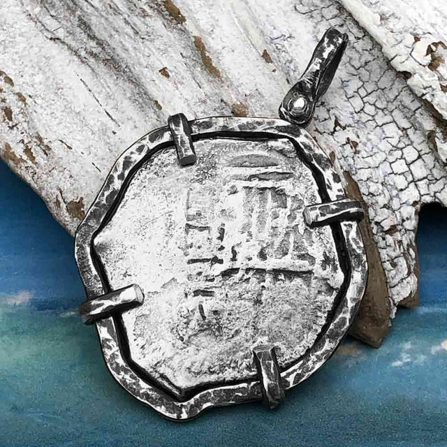 Concepcion Shipwreck Spanish 4 Reale Silver Piece of Eight Sterling Silver TORTUGA COLLECTION Pendant