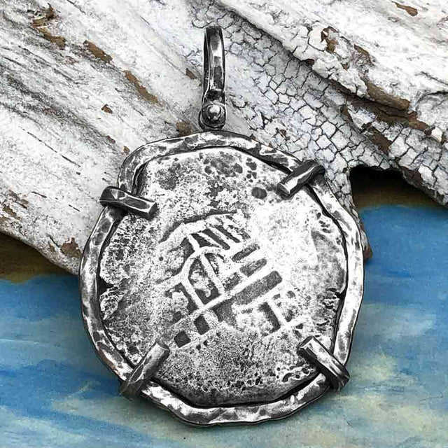 Concepcion Shipwreck Spanish 8 Reale Silver Piece of Eight Sterling Silver TORTUGA COLLECTION Pendant