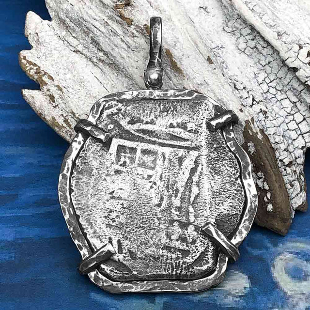 Concepcion Shipwreck Spanish 8 Reale Silver Piece of Eight Sterling Silver TORTUGA COLLECTION Pendant