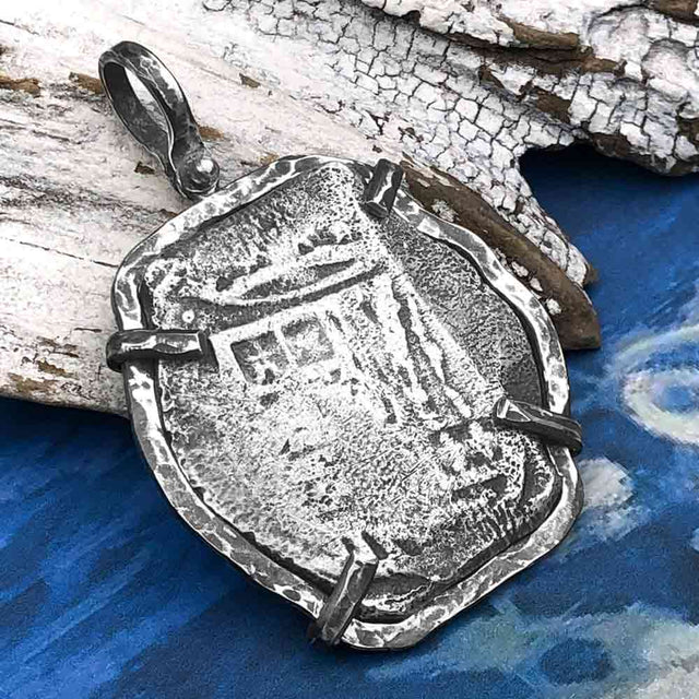 Concepcion Shipwreck Spanish 8 Reale Silver Piece of Eight Sterling Silver TORTUGA COLLECTION Pendant
