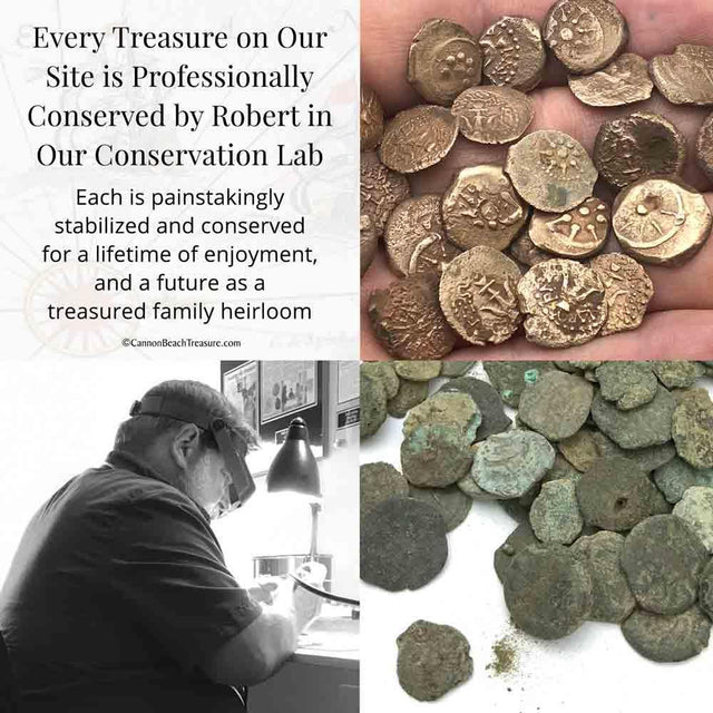 Biblical Widow's Mite 14K Gold Pendant | Artifact #5620