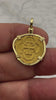 VIDEO Pirate Era Circa 1615 22K Gold Two Escudo - the Legendary Doubloon - 18K Gold Pendant