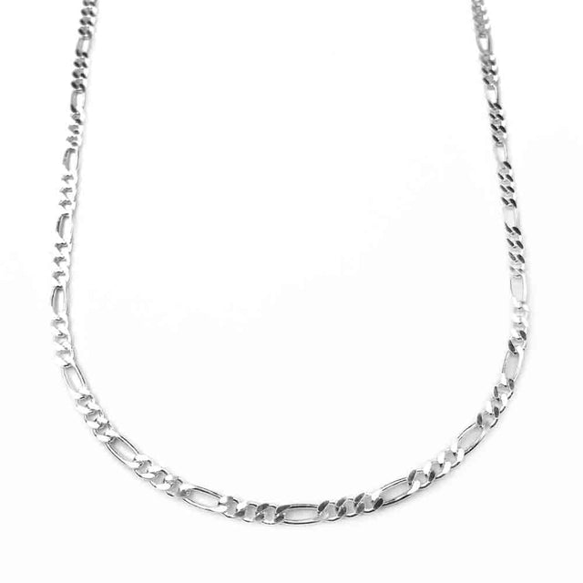 3.0 mm Sterling Silver Figaro Chain