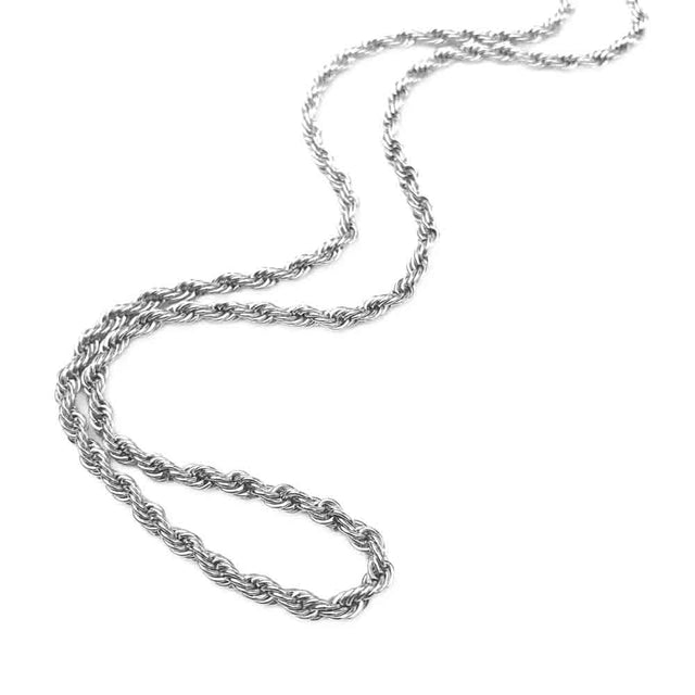 WHILE SUPPLIES LAST: 3.0 mm Antiqued Stainless Steel Rope Chain | #C5503