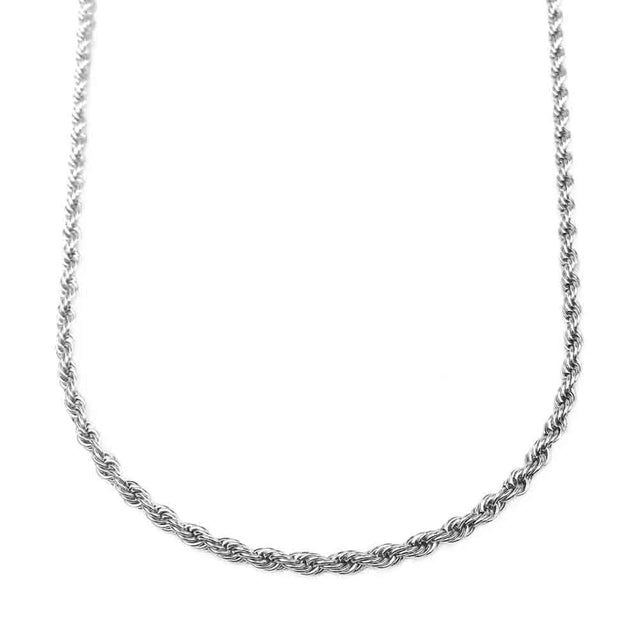 WHILE SUPPLIES LAST: 3.0 mm Antiqued Stainless Steel Rope Chain | #C5503