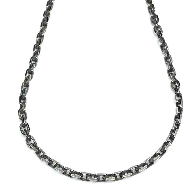 5.0 mm LUXURY WEIGHT Sterling Silver Antiqued Tortuga Anchor Chain