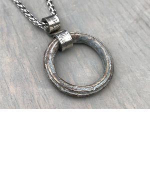 Celtic Ring Money Ancient Anvil Hand Hammered Jewelry for Sale