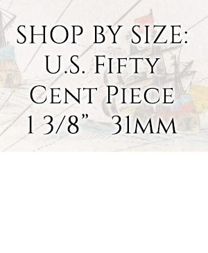 U.S. 50 Cent Spanish Coin Jewelry