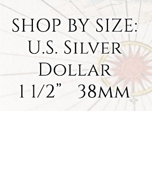 Silver Coin Necklace (Dollar Size)