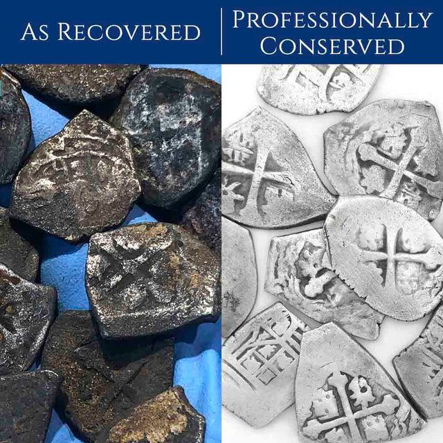 1715 Fleet Golden Age of Piracy Shipwreck Spanish 8 Reale Piece of 8 Silver Pendant | Artifact # 5177