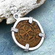 Knights Templar Era Cilician Armenia Crusader Coin of Faith, Courage & Honor circa 1250 AD Sterling Silver Pendant