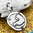 Ancient Greek Lion Hemidrachm 400 BC Sterling Silver Pendant