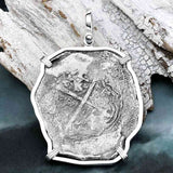 Concepcion Shipwreck 8 Reale Silver Piece of 8 Sterling Silver Pendant