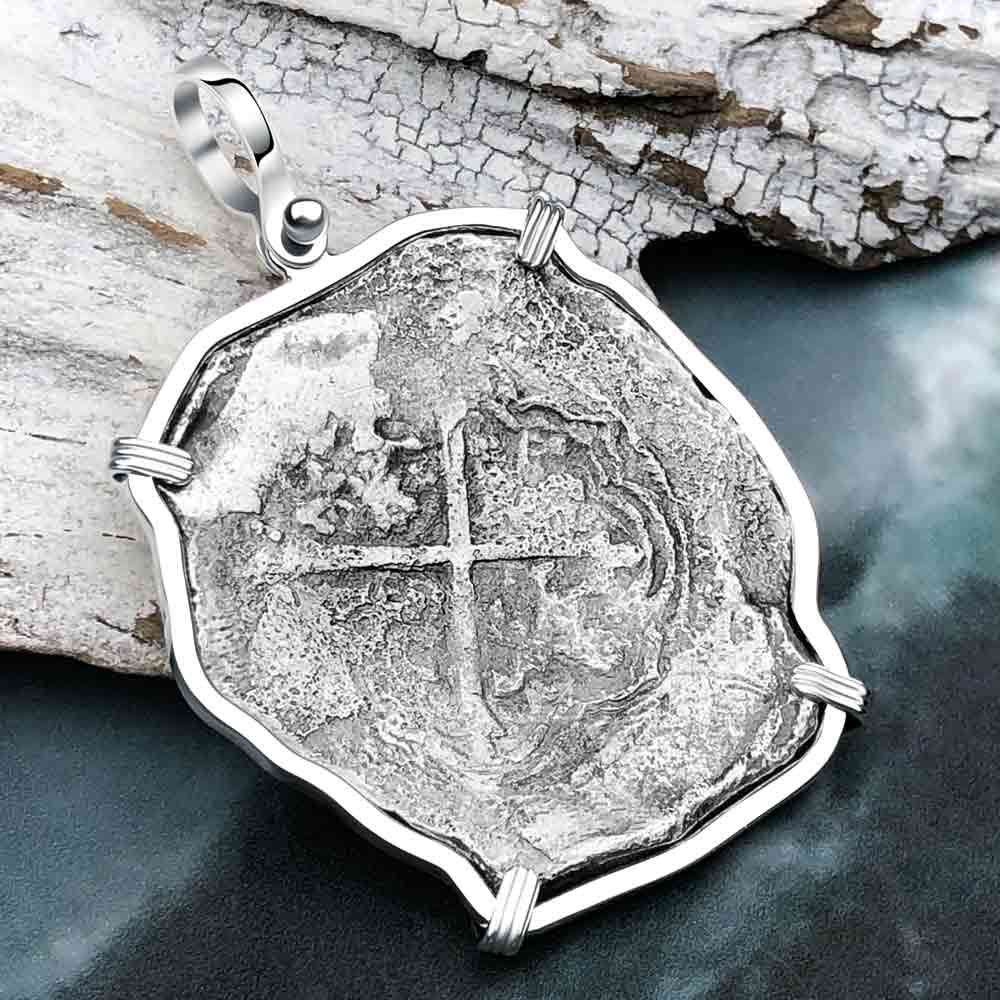 Concepcion Shipwreck 8 Reale Silver Piece of 8 Sterling Silver Pendant
