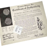 Original vintage collectable Mel Fisher embossed seal Treasure Salvors In Certificate of Authenticity 