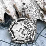 1754 Pirate Era Spanish 2 Reale "Piece of Eight" Sterling Silver TORTUGA COLLECTION Pendant