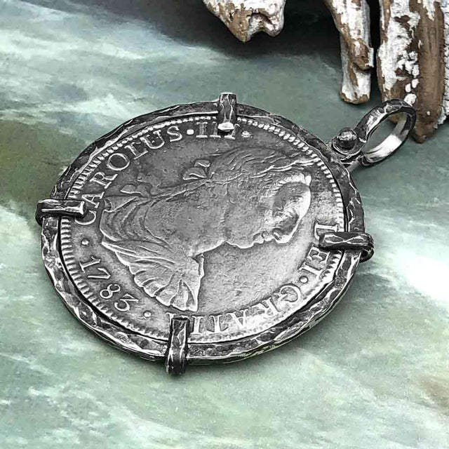 El Cazador Shipwreck 1783 8 Reale "Piece of 8" Silver Treasure Coin TORTUGA COLLECTION Pendant