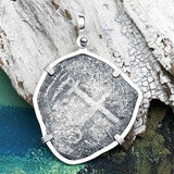 1679 Consolacion Shipwreck Pirate Era 8 Reale Cob Piece of 8 Sterling Silver Pendant