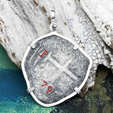 1679 Consolacion Shipwreck Pirate Era 8 Reale Cob Piece of 8 Sterling Silver Pendant