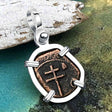 Byzantine Bronze Tetarteron Coin Circa 1092 - Lord Guard and Protect – Sterling Silver Pendant