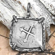 Pirate Era 1665 Spanish 8 Reale Cob Piece of 8 Sterling Silver TORTUGA COLLECTION Pendant