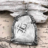 Pirate Era 1680 Spanish 8 Reale Cob Piece of 8 Sterling Silver TORTUGA COLLECTION Pendant