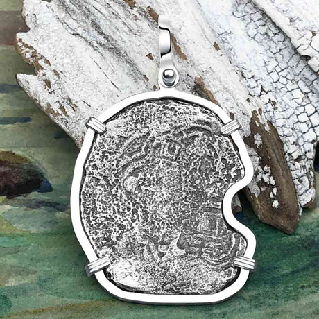Concepcion Shipwreck 8 Reale Silver Piece of 8 Sterling Silver Pendant