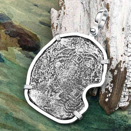 Concepcion Shipwreck 8 Reale Silver Piece of 8 Sterling Silver Pendant