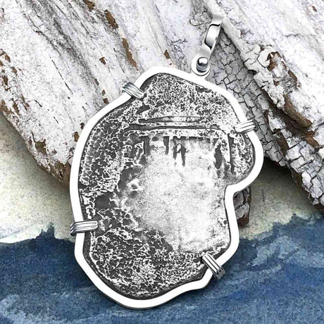 Concepcion Shipwreck 8 Reale Silver Piece of 8 Sterling Silver Pendant