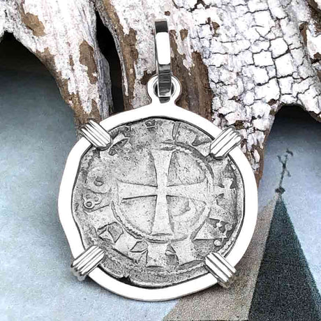 Templar Knights Era Antioch Crusader Medieval Silver Denier Helmet Head Coin of the Crusades Sterling Silver Pendant