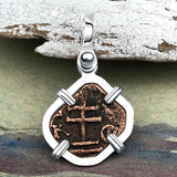Byzantine Bronze Tetarteron Coin Circa 1092 - Lord Guard and Protect – Sterling Silver Pendant