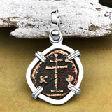 Byzantine Bronze Tetarteron Coin Circa 1092 - Lord Guard and Protect – Sterling Silver Pendant