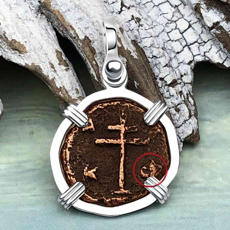 Byzantine Bronze Tetarteron Coin Circa 1092 - Lord Guard and Protect – Sterling Silver Pendant